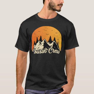 従兄弟クルーのサマーキャンプ レトロ ヴィンテージ ギフト Tシャツ