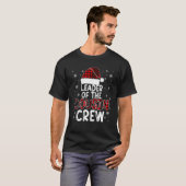 従兄弟クルーのパジャマ家族のクリスマスリーダー Tシャツ (正面フル)