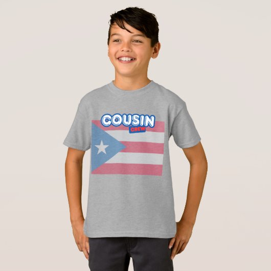 従兄弟クルーのプエルトリコ Tシャツ (正面フル)