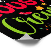 従兄弟クルーのリーダーのクリスマス家族クリスマス ポスター (角)