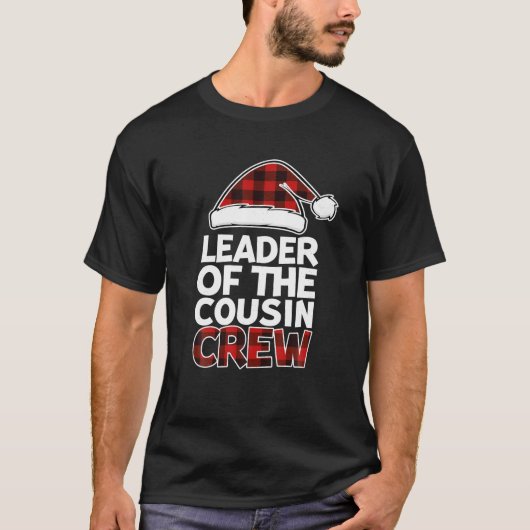 従兄弟クルーのリーダーChristmas Buffalo Red Pl Tシャツ (正面)