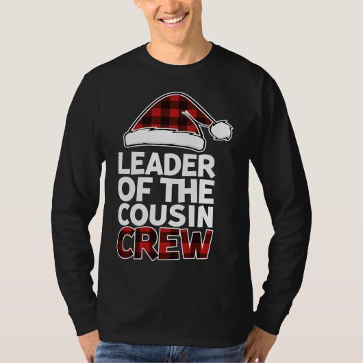従兄弟クルーのリーダーChristmas Buffalo Red Pl Tシャツ (正面)
