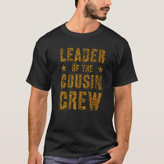従兄弟クルーのリーダーLeopard Printおばあちゃん Tシャツ (正面)