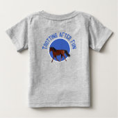 従兄弟クルーの子供用Tシャツ ベビーTシャツ (裏面)