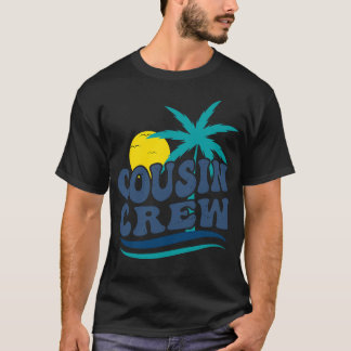 従兄弟クルーファミリーサマーバケーショントロピカルビーチ Tシャツ
