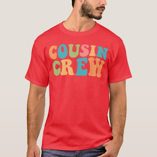 従兄弟クルー夏休み家族のマッチング従兄弟 Tシャツ (正面)