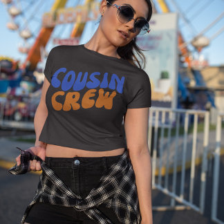 従兄弟クルー家族マッチングレトロ Tシャツ