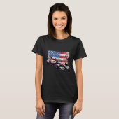 従兄弟クルー アメリカ独立記念日 愛国 アメリカ人ファミリー Tシャツ (正面フル)