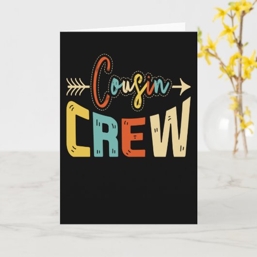 従兄弟クルー カード (黄色い花)