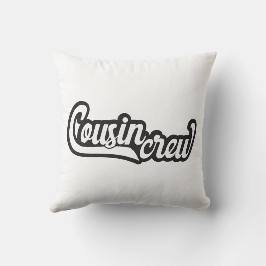従兄弟クルー クッション (裏面)