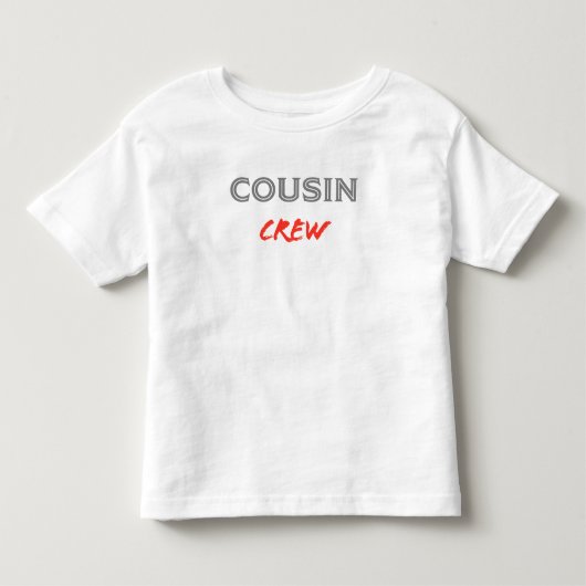 従兄弟クルー トドラーTシャツ (正面)