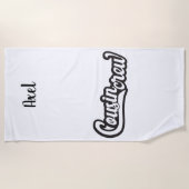 従兄弟クルー ビーチタオル (正面)