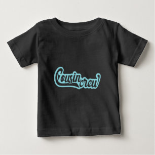 従兄弟クルー ベビーTシャツ