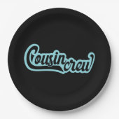 従兄弟クルー ペーパープレート (正面)