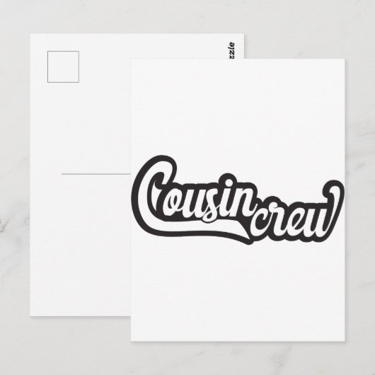 従兄弟クルー ポストカード (正面/裏面)