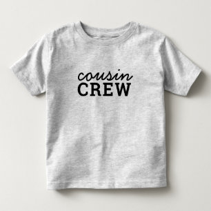 従兄弟クルー  一致クールするトレンディースタイリッシュモダン トドラーTシャツ