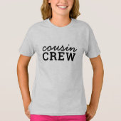 従兄弟クルー |一致クールするトレンディースタイリッシュモダン Tシャツ (正面)