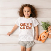 従兄弟クルー |茶色の一致する家族のユニセックス子供 Tシャツ