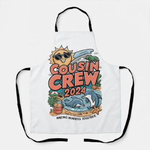 従兄弟クルー 2024 夏休み ビーチ ファミリートリップ エプロン