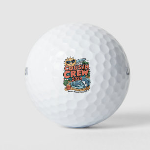従兄弟クルー 2024 夏休み ビーチ ファミリートリップ ゴルフボール