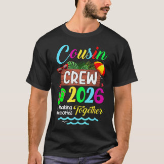 従兄弟クルー 2026 夏休み ビーチ ファミリー Tシャツ
