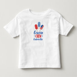 従兄弟クルー 7月4日Tシャツ トドラーTシャツ