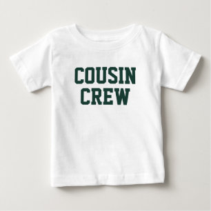 従兄弟クルー   Emerald Green Matching Kids ベビーTシャツ
