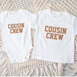 従兄弟クルー | Rust KidsベビーTシャツ ベビーTシャツ<br><div class="desc">「いとこのカスタムクルーパーソナライズされた」のグラフィックやその他の文字を使用した印刷アパレカスタムル。デザインツールを使用して、文字のフォントや色を編集したり、独自の写真を追加して、Tシャツのデザインのカスタム1つを作成する。Tシャツ、タンクトップ、スウェットの幅広い種類から選男性へ択、女性、子供、幼児、ベビー。</div>