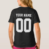 従兄弟パーソナライズされた乗務員の家族 Tシャツ (裏面)