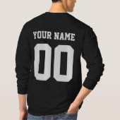 従兄弟パーソナライズされた乗務員の家族 Tシャツ (裏面)