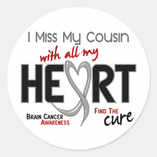 従兄弟恋しく思の脳癌 ラウンドシール (正面)