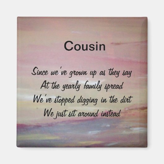 従兄弟 マグネット (正面)