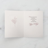 従姉妹と家族のホリーベリーのクリスマス シーズンカード (内部)