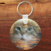 従姉妹のスキーボタンキーチェーン キーホルダー (正面)