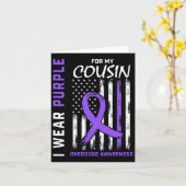 従姉妹の過剰摂取認識度項目中毒の回復 カード (黄色い花)