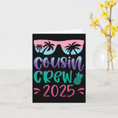 従姉妹クルー旅行2025夏の家族懇親会Weekken カード (黄色い花)