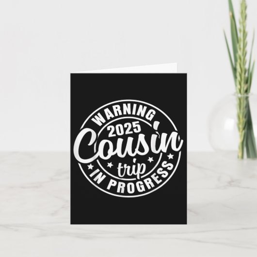 従姉妹クルー2025家族懇親会旅行ウィークエンドヴァカット カード (正面)