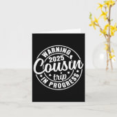 従姉妹クルー2025家族懇親会旅行ウィークエンドヴァカット カード (黄色い花)