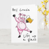 **従姉妹**カー祝ドの準備ができました**誕生日** カード (黄色い花)