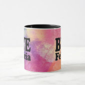 従属的なフェリシアおもしろいな水色のコーヒー・マグ マグカップ (中央)