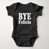 従属的なフェリシアのおもしろいなベビーのワイシャツ ベビーボディスーツ (正面)