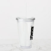 従属的なフェリシアのおもしろいなミーム アクリルタンブラー (右)