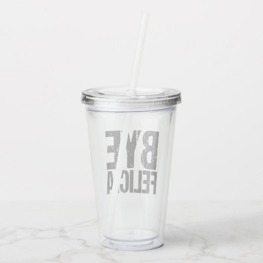 従属的なフェリシアのおもしろいなミーム アクリルタンブラー (裏面)