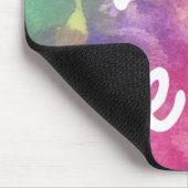 従属的なフェリシアのおもしろいな水彩画のマウスパッド マウスパッド (コーナー)