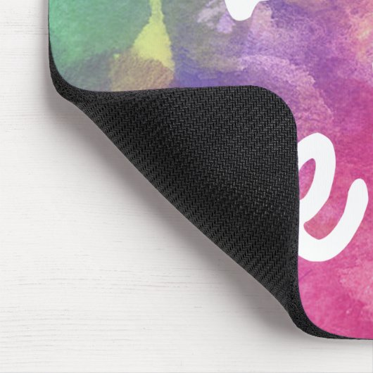 従属的なフェリシアのおもしろいな水彩画のマウスパッド マウスパッド (コーナー)