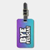 従属的なフェリシアのおもしろいな荷物のラベル ラゲッジタグ (正面縦)