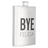 従属的なフェリシアのはっきりしたな黒 フラスク (右)