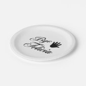 従属的なフェリシアのファンシーな振る手 ペーパープレート (アングル)