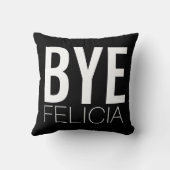 従属的なフェリシアの白黒余分はっきりした クッション (裏面)