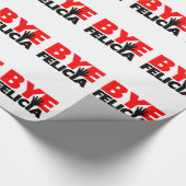 従属的なフェリシア手の波 ラッピングペーパー (角)